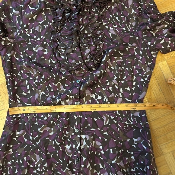 Henry Cottons  Purple Ruffled Women's Top - Picture 3 of 10